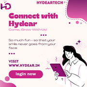 Connect with Hydear Come,  Grow with Hydear So much fun