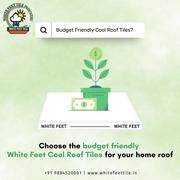 Budget Friendly White Feet Cool Roof Tiles
