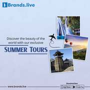 Unlimited Tours and Travels Posts With Your Business Logo