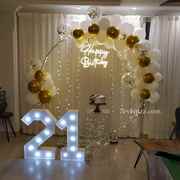 Balloon decoration by 7eventzz 
